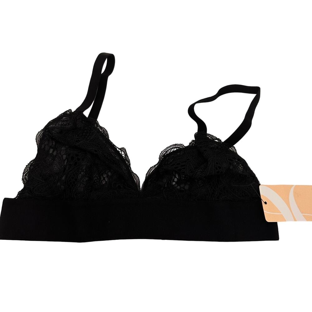 Lively Black Lace Bralette Bra New with tags Size Small